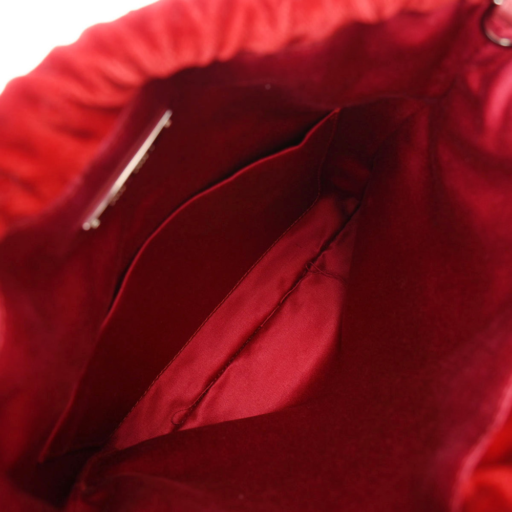 Miu Miu Starlight Satin Pouch Red Accessory - Picture 9 of 12